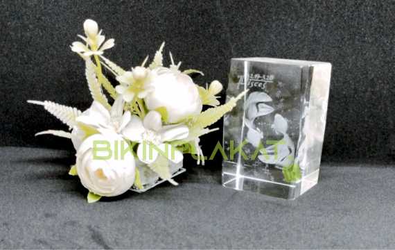 plakat kristal laser