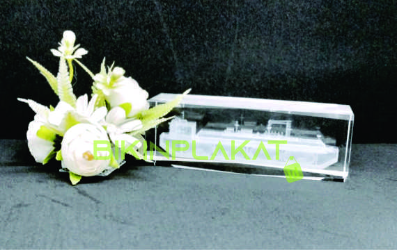 plakat kristal laser 3d